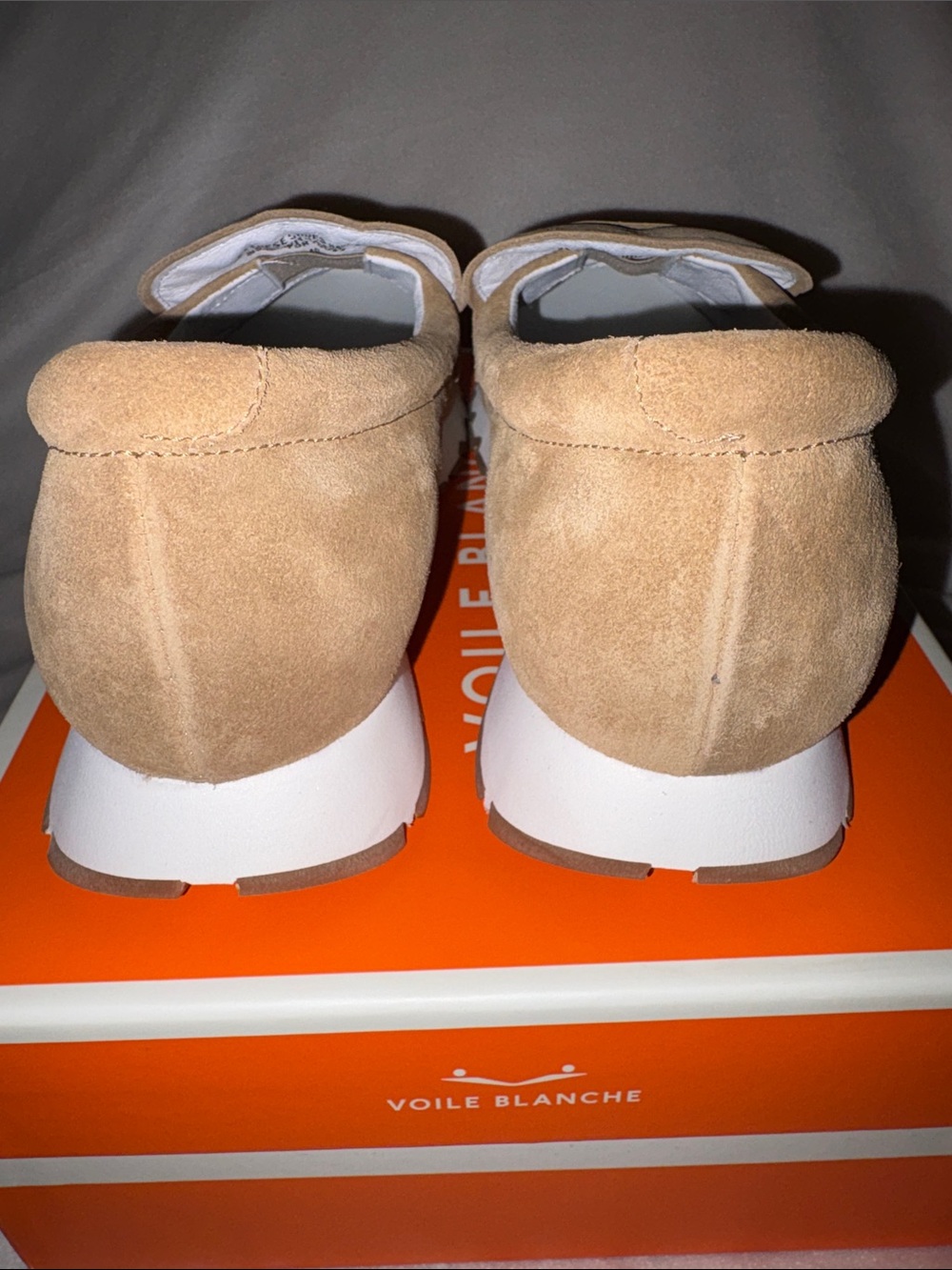 NWT VOILE BLANCHE Julia Hybrid Loafer Sneaker in Caramel - Picture 11 of 15